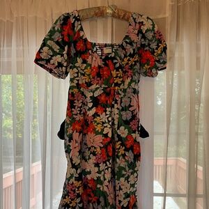 Old Navy full length floral dress